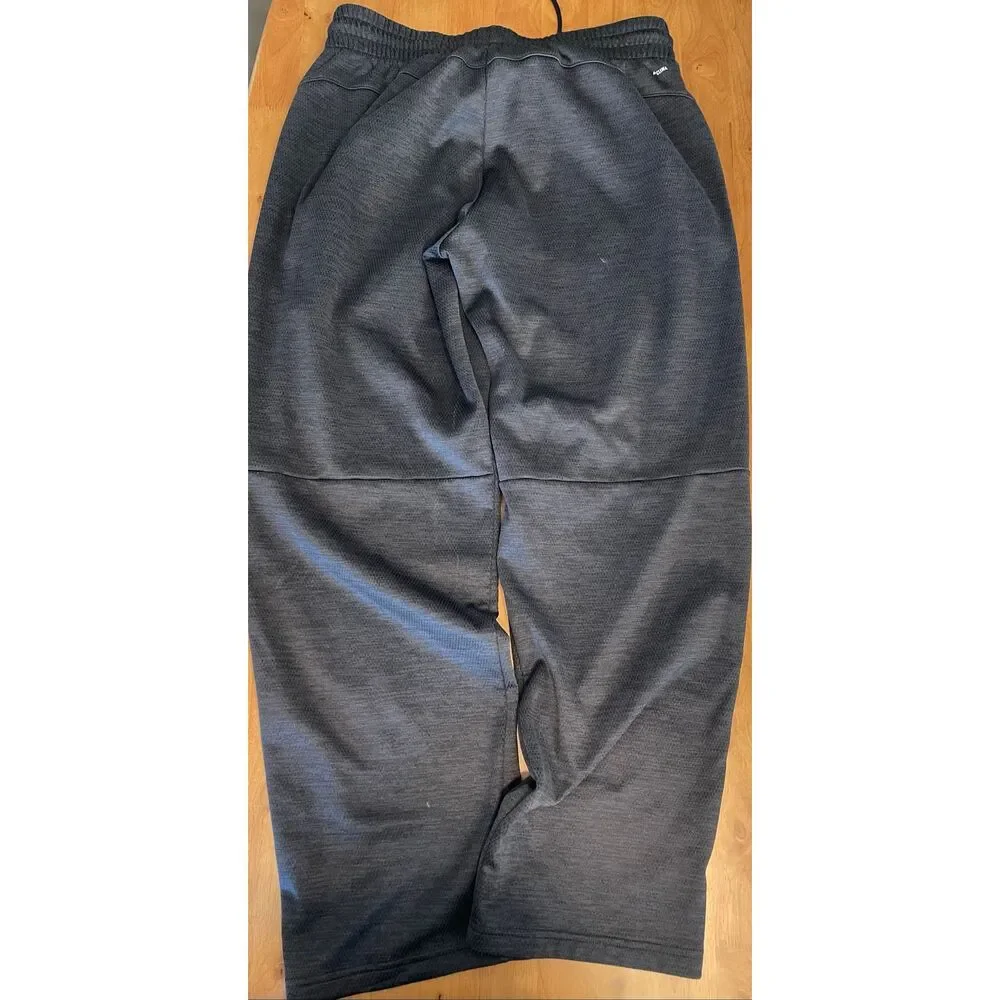 Adidas Sweatpants Men Large Gray Climawarm Straight Leg Athletic Pants‎